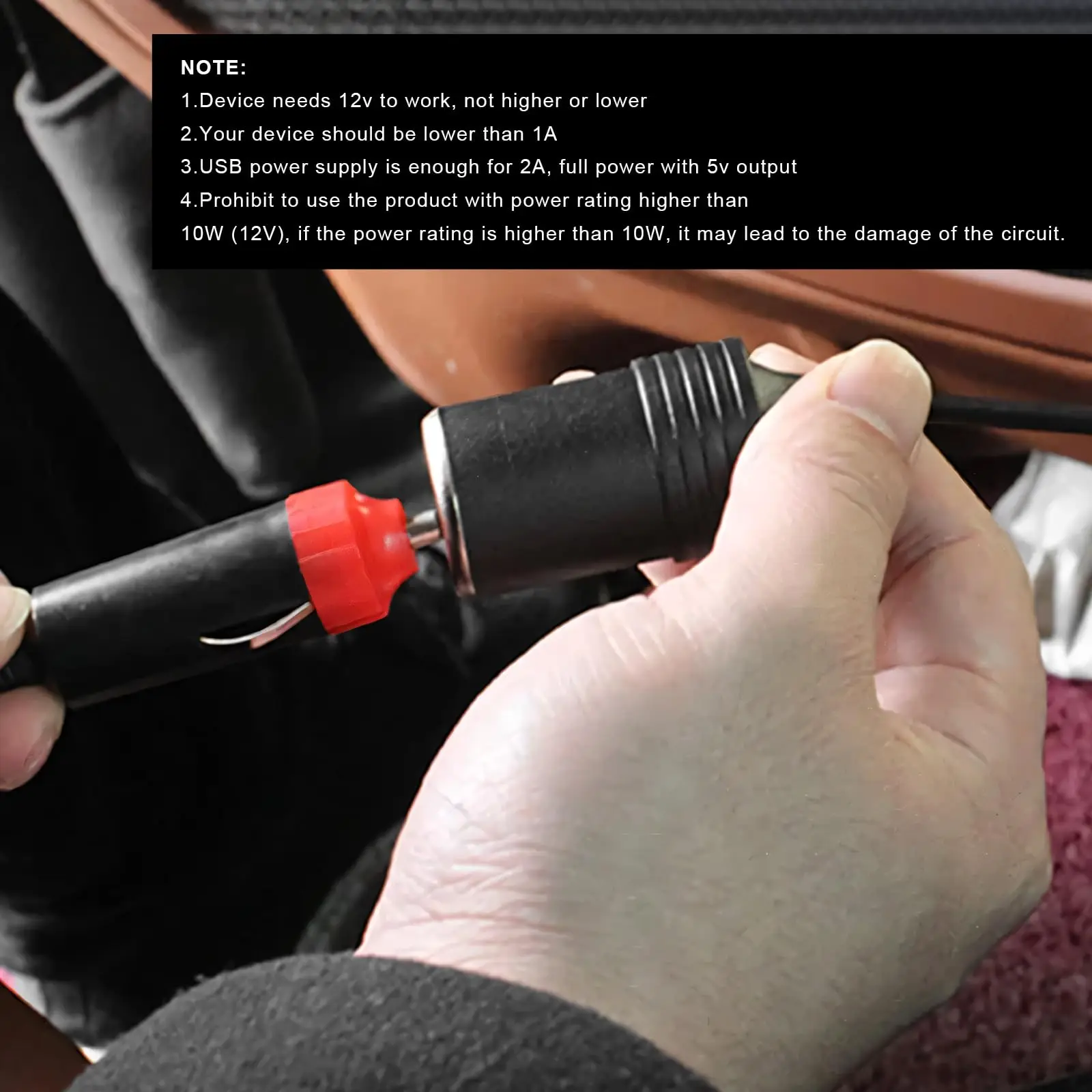 5V To 12V Cigarette Lighter So - огляд і ціна Accessories For Vaping