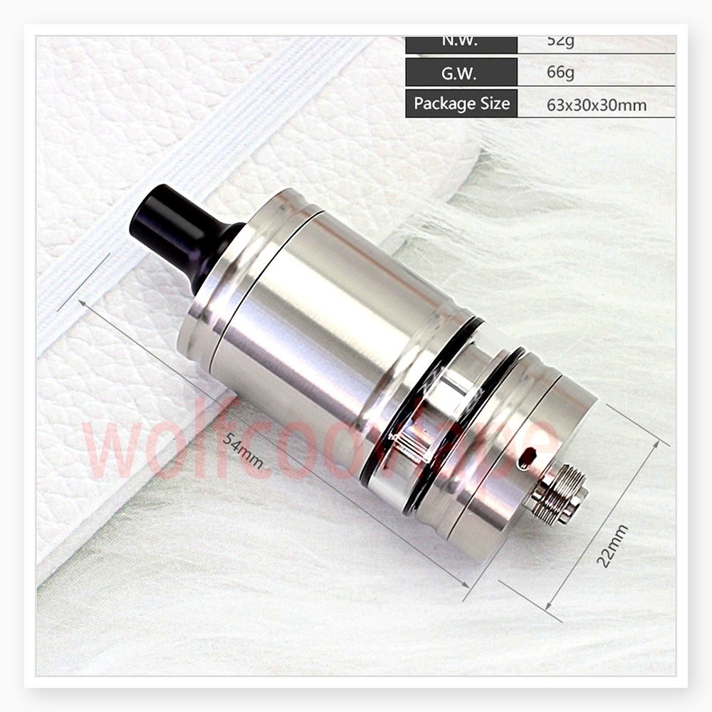 Wolfcoolvape Lindy RTA 5ml Tan - огляд і ціна Vaping Air