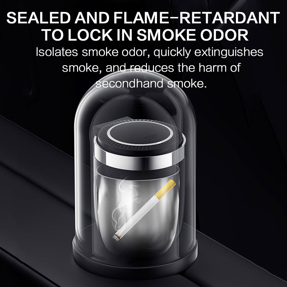 Car Ashtray With Led Light Smo - огляд і ціна Vape Decoration